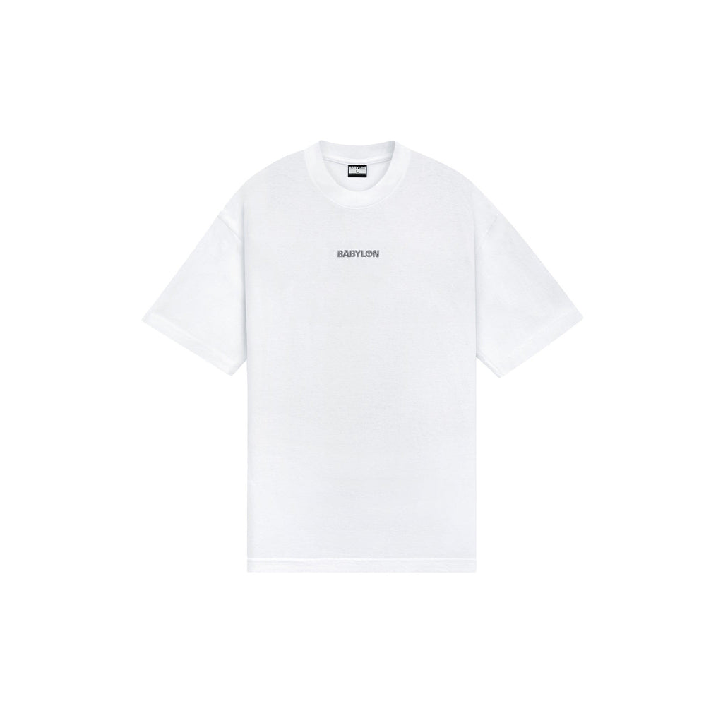 SHOP TEE GREY LOGO