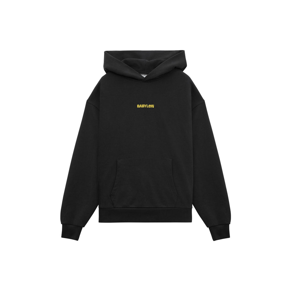 SHOP HOODIE YELLOW LOGO