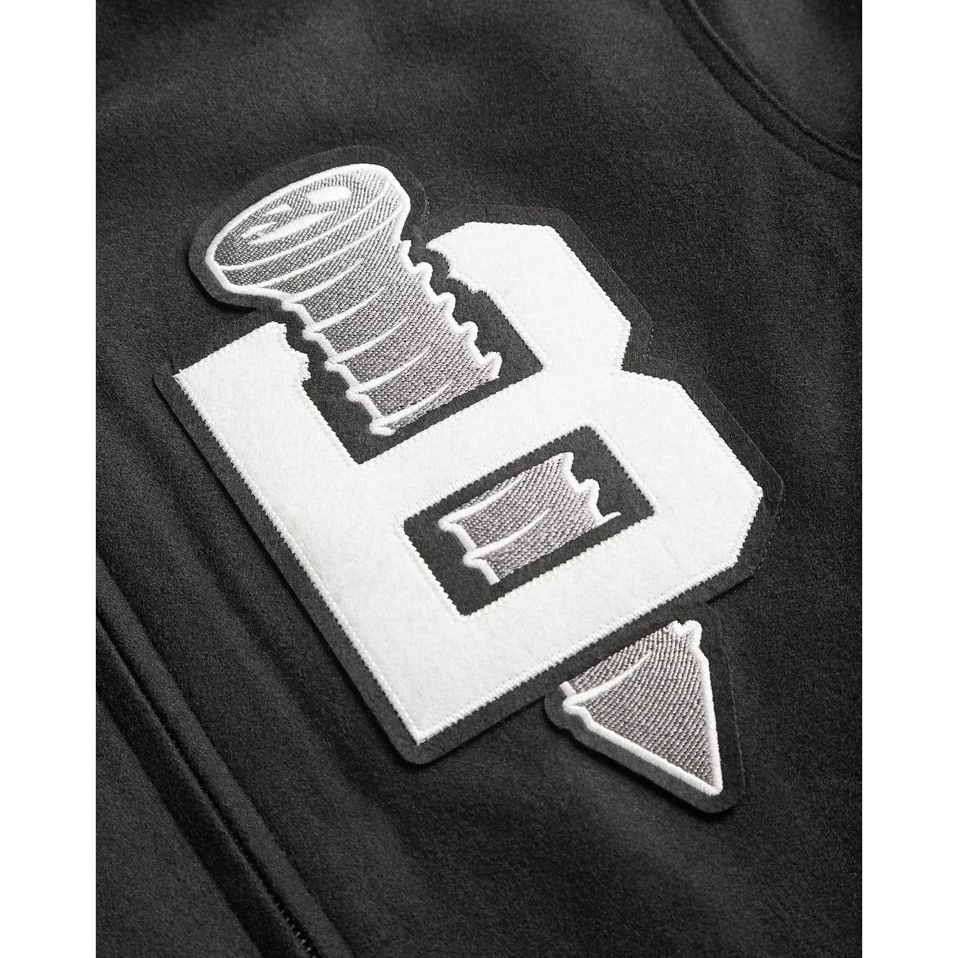 WOOL ZIP HOOD JACKET