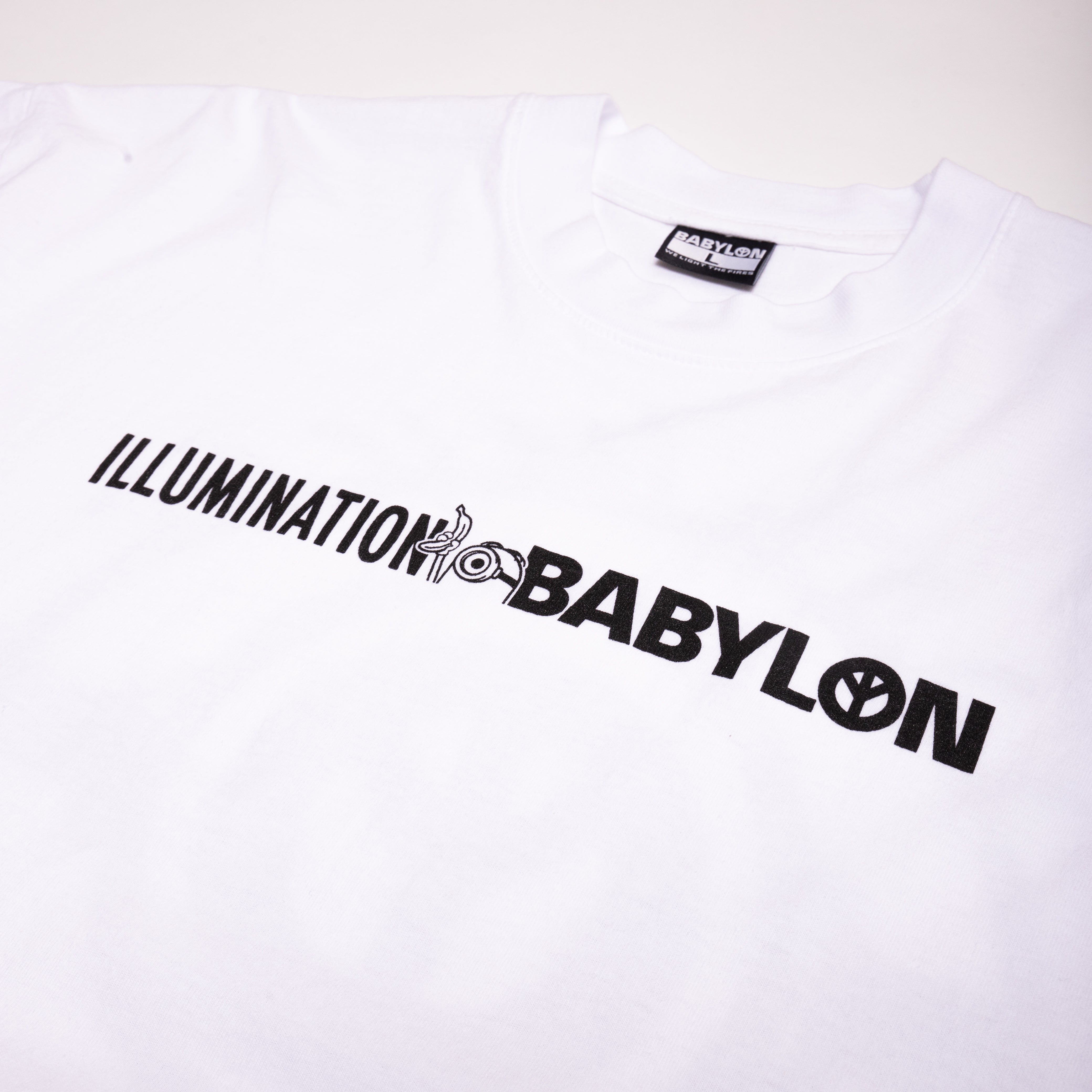 "ILLUMINATION BABYLON LOGO" T-SHIRT