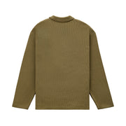 LONG SLEEVE KNIT POLO