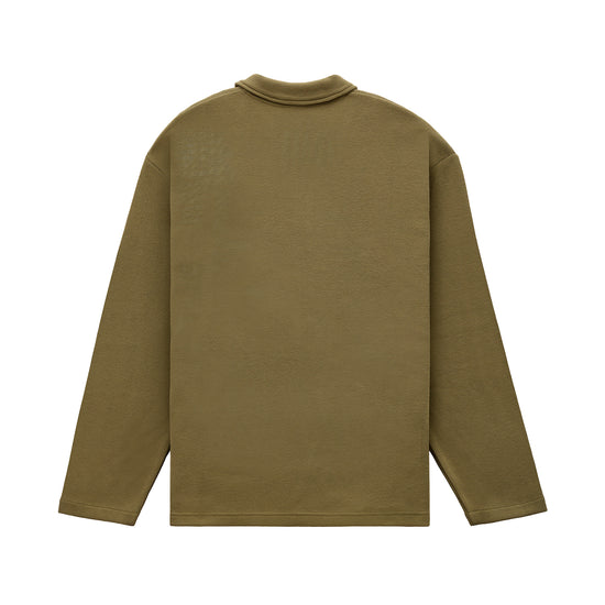 LONG SLEEVE KNIT POLO