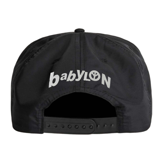 MISFITS LOGO CAP — BLACK — back view