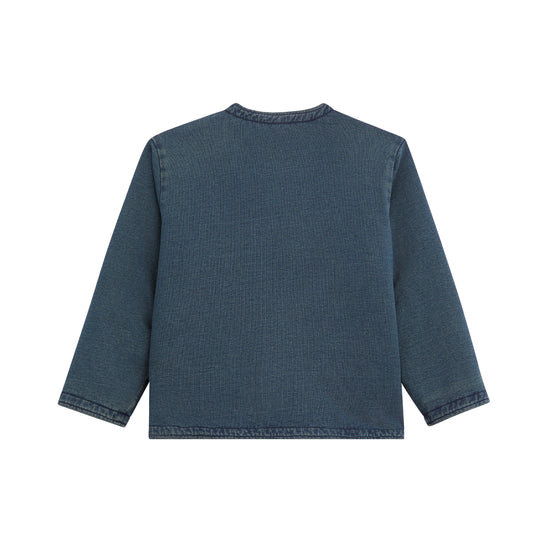 SKULL DENIM CARDIGAN